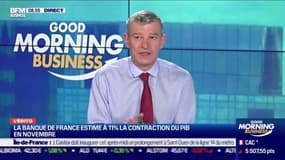 Nicolas Doze : La Banque de France estime à 11% la contraction du PIB en novembre - 14/12