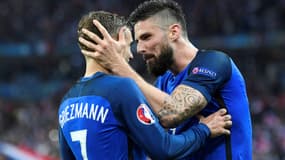 Antoine Griezmann et Olivier Giroud