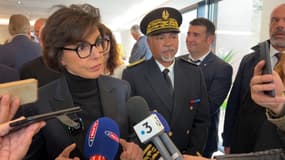 Rachida Dati, ministre de la Culture, en visite officielle dans les Hautes-Alpes le 13 mars 2025