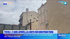 Effondrements rue de Tivoli à Marseille: deux ans après, la lente reconstruction