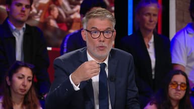 Olivier Faure sur le plateau de BFMTV le 1er septembre 2025