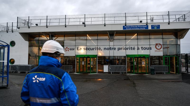 Site nucléaire situé à Paluel en Normandie. 