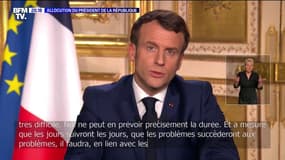 "La France vit un moment difficile. Nul ne peut en prévoir précisément la durée", Emmanuel Macron demande aux Français de s'adapter 