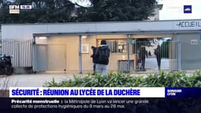 Sécurité : réunion au lycée de la Duchère