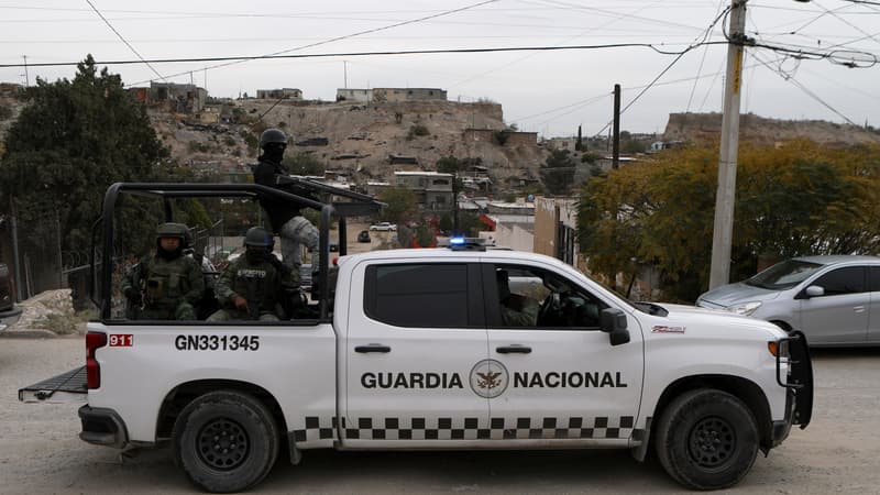 Des membres de la garde nationale du Mexique à Ciudad Juarez, le 16 novembre 2023. Photo d'illustration