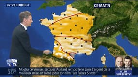 La météo pour ce dimanche 9 septembre 2018