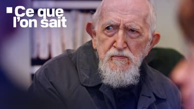 L'abbé Pierre, ici photographié en mars 2005 à Paris.