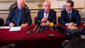 Jean-Claude Gaudin, Frank McCourt et Jacques-Henri Eyraud