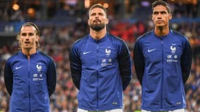 Griezmann, Giroud et Varane, au stade de France le 7 septembre 2019