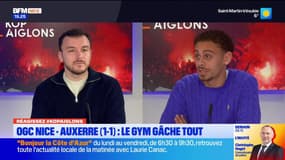 Kop Aiglons du lundi 17 mars - OGC Nice - Auxerre (1-1) : le gym gâche tout
