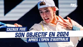 Open d'Australie : L'objectif de Cazaux en 2024 après sa perf' à Melbourne 