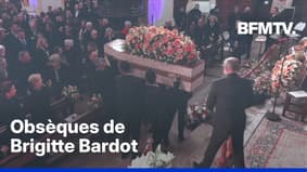 Le cercueil de Brigitte Bardot est arrivé dans l'église