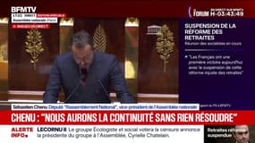 Discours de politique générale: "Vous faites semblant", fustige Sébastien Chenu, député RN au Premier ministre