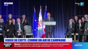 Vœux d'Éric Ciotti: comme un air de campagne
