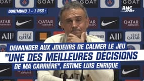 Dortmund 1-1 PSG : "Une des meilleures décisions de ma carrière", Luis Enrique sur sa stratégie en fin de match