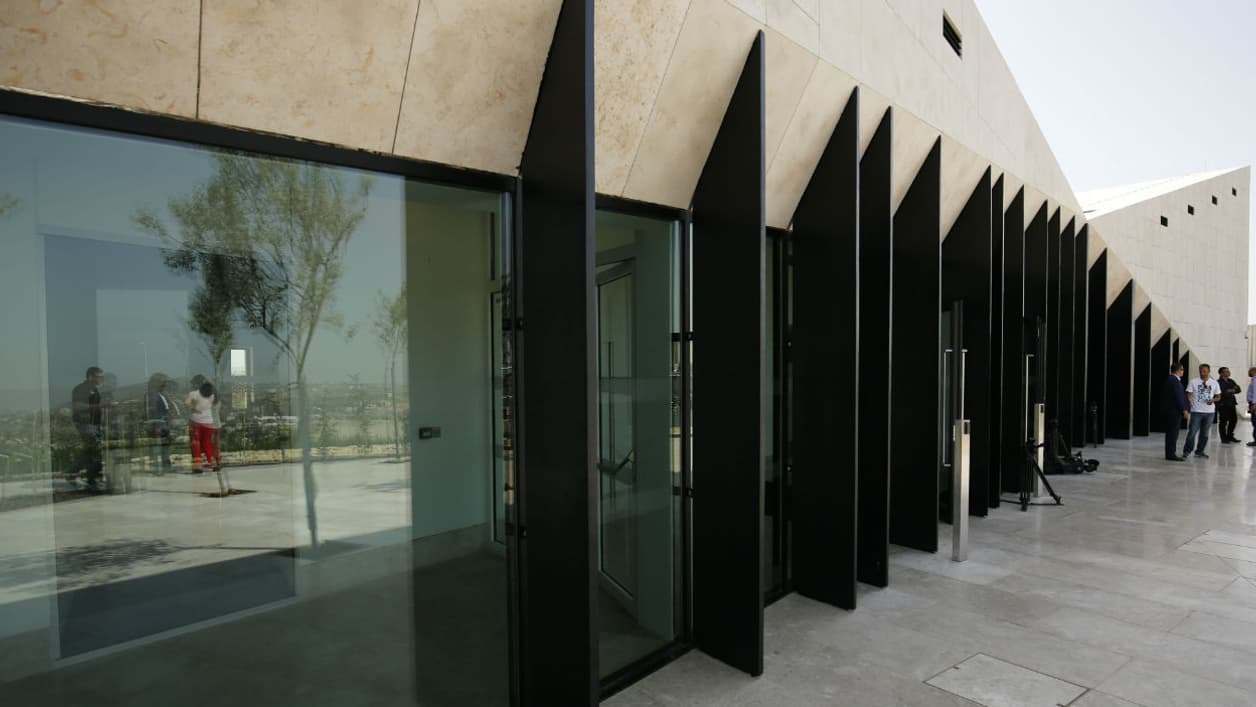 Photo du musée palestinien, prise à Bir Zeit le 17 mai 2016.
.