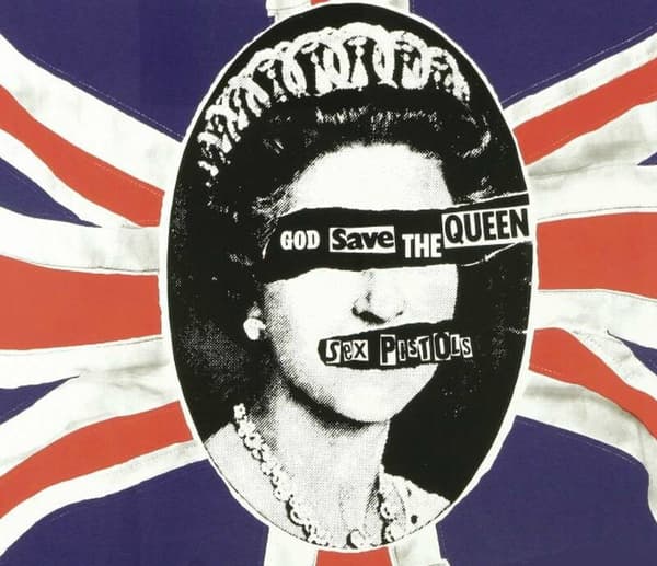 La pochette du disque des Sex Pistols en 1977.