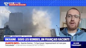 "Frappe massive" russe en Ukraine: un Français habitant à Kiev témoigne sur BFMTV
