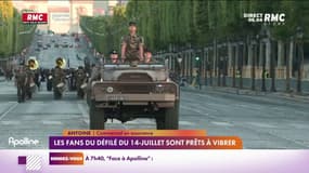 Les fans du défilé du 14-Juillet sont prêts à vibre