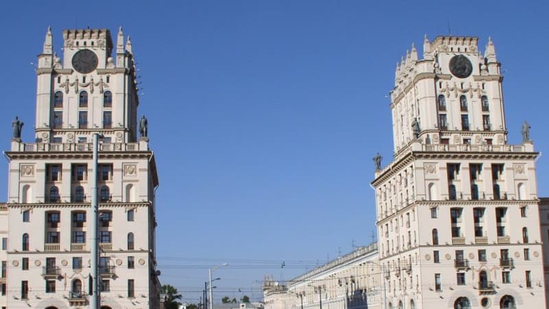 Minsk, la capitale de la Biélorussie.