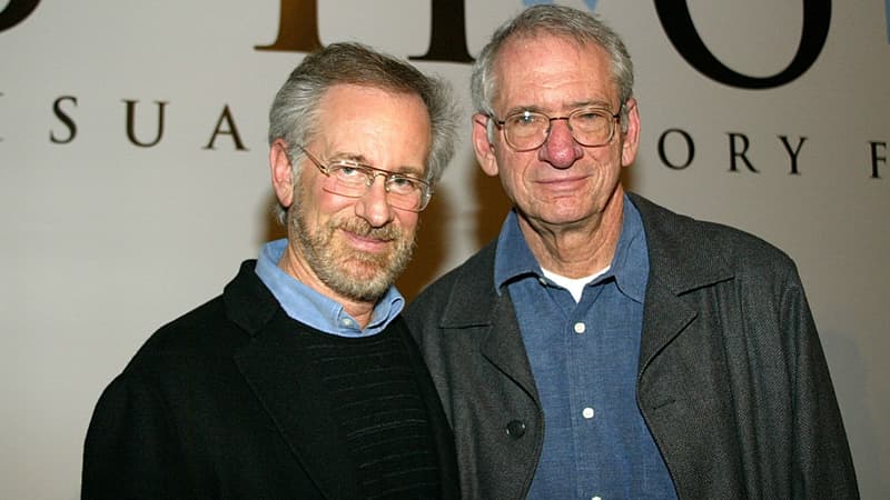 Steven Spielberg et Sid Sheinberg en 2004
