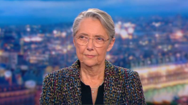 Elisabeth Borne le 16 mars 2023 à TF1