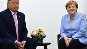 Donald Trump et Angela Merkel