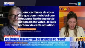 Le directeur de Sciences Po Strasbourg s’est "opposé très fermement" à la suspension du partenariat avec une fac israélienne