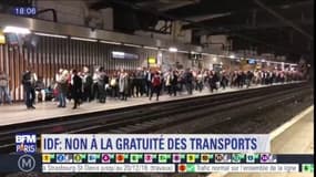 Un rapport contre la gratuité des transports en commun en Ile-de-France