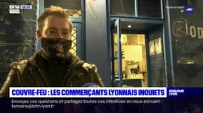 Couvre-feu: l'inquiétude des commerçants lyonnais 