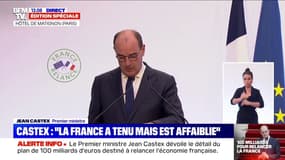"La France a tenu mais elle est affaiblie": Jean Castex présente le plan de relance 