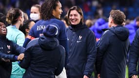 Wendie Renard et Corinne Diacre le 23 février 2022