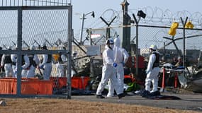 Les autorités s'affairent près de la zone du crash de l'avion de Jeju Air