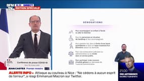 Reconfinement: Jean Castex précise ce qui reste possible et ce qui ne l'est pas