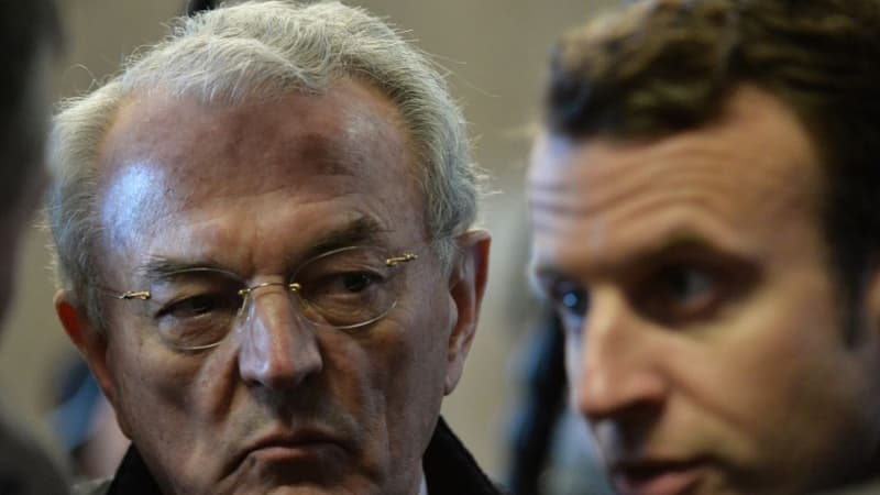 Jean Arthuis et Emmanuel Macron. 