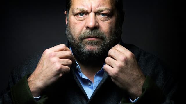 Eric Dupond-Moretti pose pour l'AFP à Paris le 29 janvier 2015