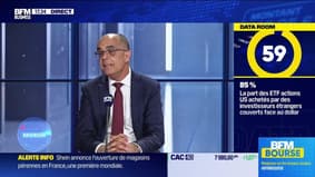 La Data Room : 85% = la part des ETF actions américaines achetée par des investisseurs non américains couverts contre le risque de baisse du dollar - 01/10