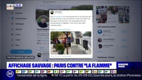 Affichage sauvage pour la série "La Flamme": la mairie de Paris appelle à "retirer ces panneaux commerciaux"