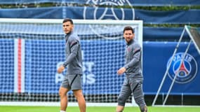 Leandro Paredes et Lionel Messi