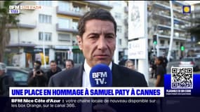 Place Samuel Paty inaugurée à Cannes: un symbole qui montre "la volonté de ne pas baisser les yeux face aux obscurantistes, selon le maire LR David Lisnard