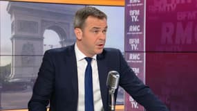 Le ministre de la Santé, Olivier Véran, sur BFMTV-RMC, le 17 juin 2021.