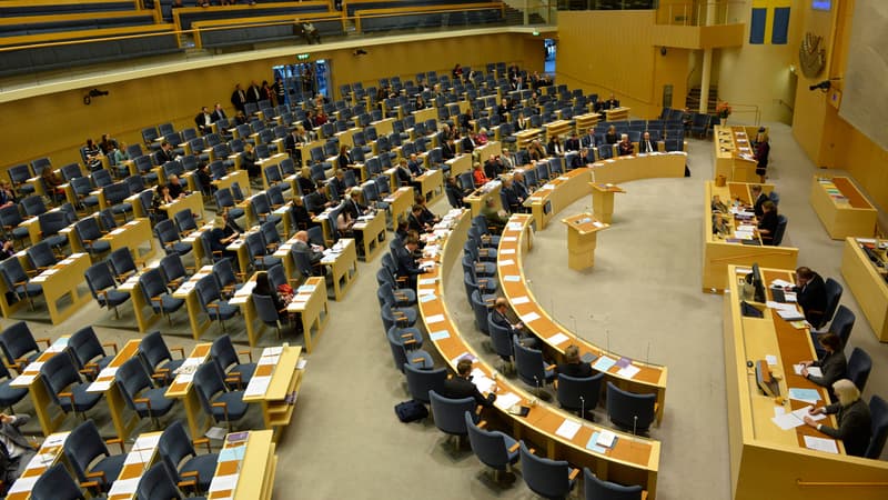 Le Parlement suédois, en décembre 2014. (photo d'illustration)
