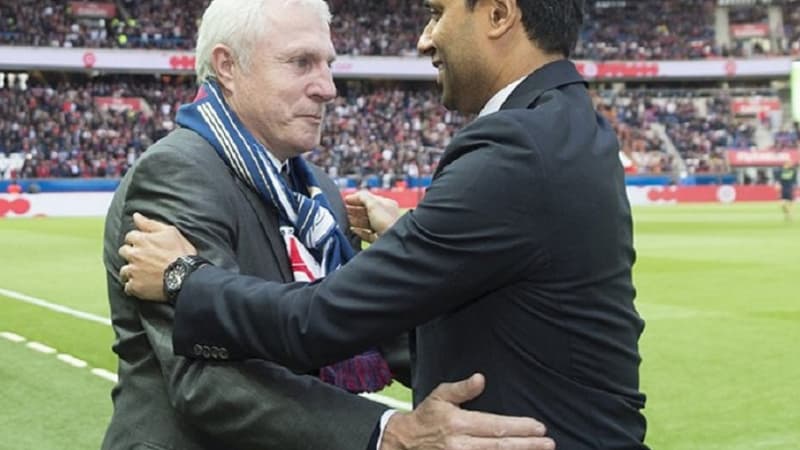 Luis Fernandez et Nasser Al-Khelaïfi