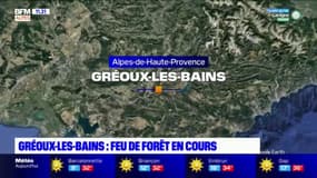 Gréoux-Les-Bains: un feu de forêt détruit huit hectares