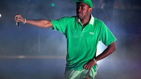 Tyler, The Creator sur la scène du festival Coachella, le 15 avril 2017