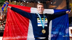 Leon Marchand à Budapest le 22 juin 2022