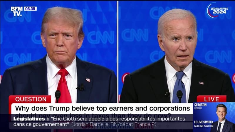 Présidentielle américaine: ce qu'il faut retenir du débat entre Donald Trump et Joe Biden