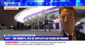 Cartons rouges au Stade de France: Karl Olive, député Renaissance, se réjouit du "bide total" de l'action proposée par les syndicats