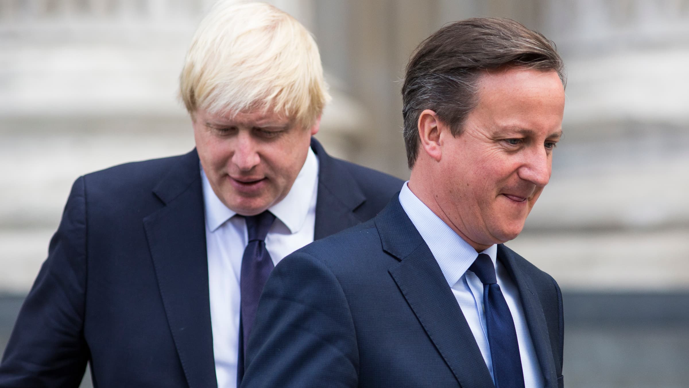 Boris Johnson (à gauche) pour succéder à David Cameron à Downing Street en cas de victoire du Brexit. Boris Johnson (à gauche) pour succéder à David Cameron à Downing Street en cas de victoire du Brexit.
