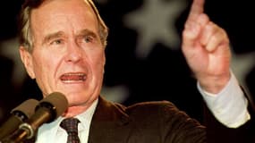 George H.W. Bush en octobre 1992.